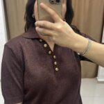 Acı Kahve Simli Bluz