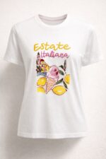 Desenli T-shirt