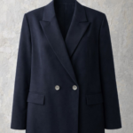 Lacivert Oversize Blazer Ceket