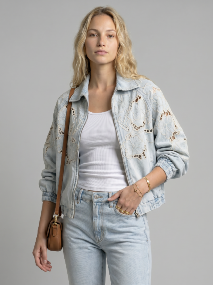 Tencel Kumaş Jean Ceket